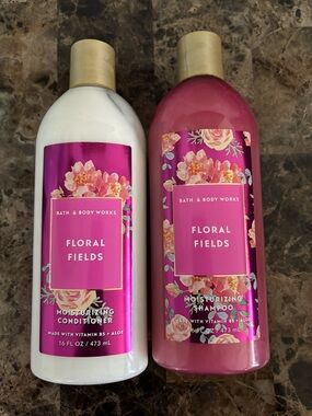Bath & Body Works Shampoo & Conditioner Floral Fields 16fl oz Hair Haircare New